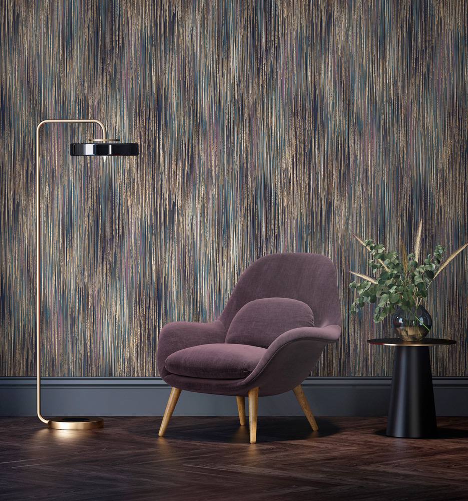 Wall-sized mural wallpaper design