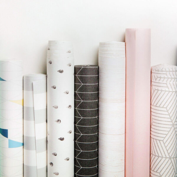 Different types of commercial wallpaper materials